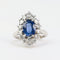 Bague 49 Bague marquise saphirs et diamants 58 Facettes 319