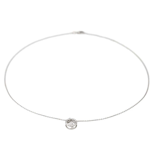 Collier Collier Pendentif Or blanc Diamant 58 Facettes 2708410CN