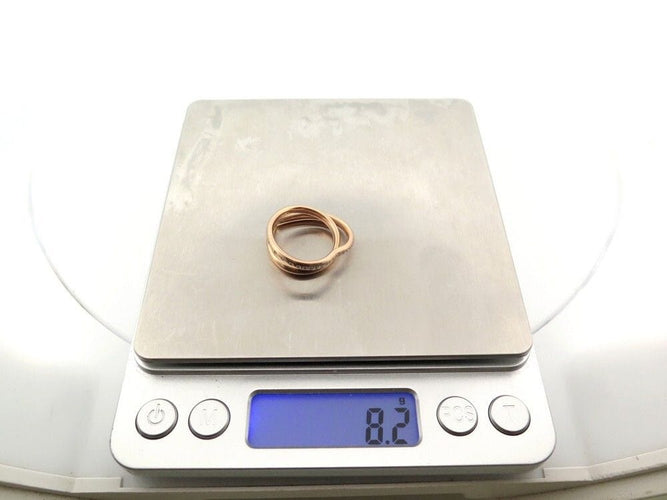 Bague 52 HERMES - Bague Vertige Coeur Or Rose et Diamants 58 Facettes 252156