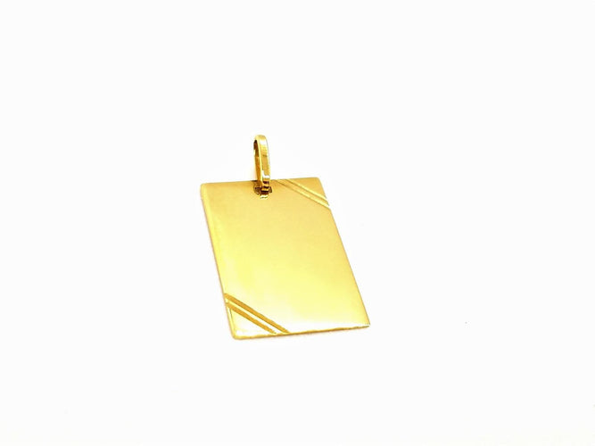 Pendentif Pendentif Plaque Or jaune 58 Facettes 798102CD