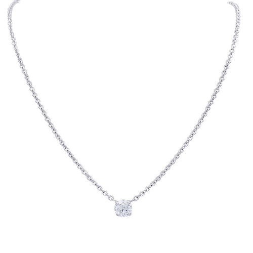 Collier Collier solitaire diamant. 58 Facettes 32292