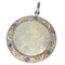 Pendentif Médaille Marie Art déco diamants et saphirs 58 Facettes 23191-0422