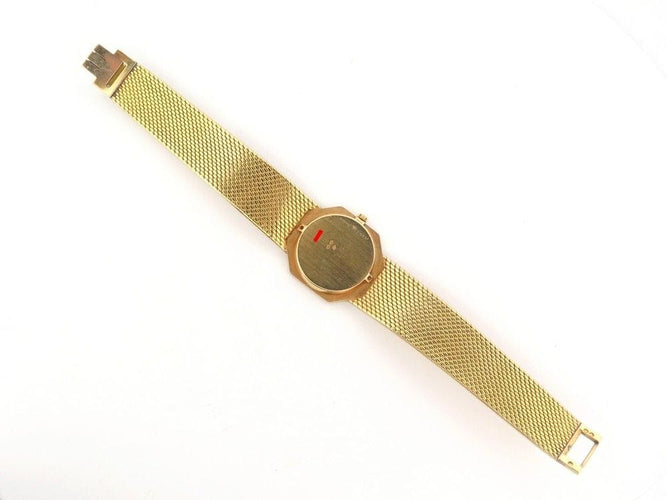 Montre vintage montre PIAGET octogonal onyx 26mm or jaune 18k mecanique 58 Facettes 254507