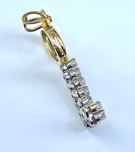 Pendentif Pendentif clef Diamants 58 Facettes AB193
