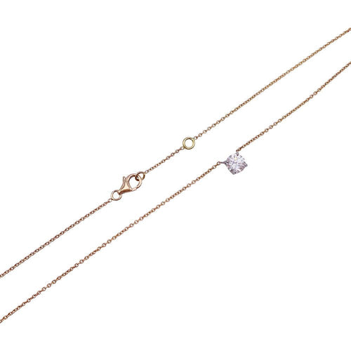 Collier Collier solitaire diamant. 58 Facettes 32247