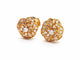 Boucles d'oreilles Boucles d'oreilles Fleur Or rose Diamant 58 Facettes 578707RV