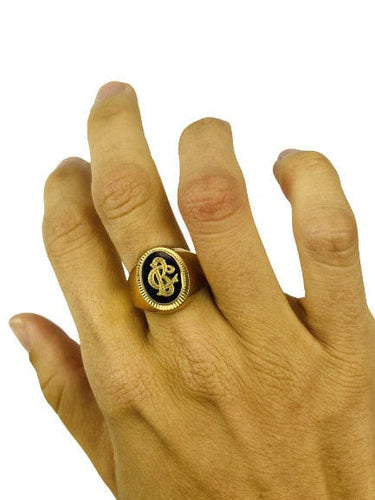 Bague 66 Bague Chevalière Or 58 Facettes 20400000722