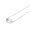 Collier Collier Or blanc Diamant 58 Facettes 578270CD
