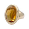 Bague 51 Bague Cartier, "Baignoire", or jaune, citrine. 58 Facettes 32936