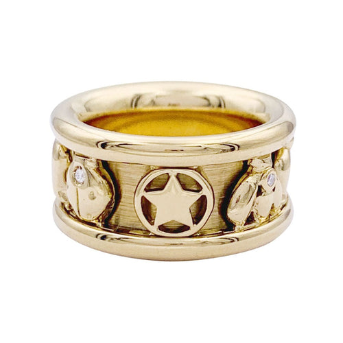 Bague 48 Bague Dior, "Gri-Gri", or jaune, diamants. 58 Facettes 33105