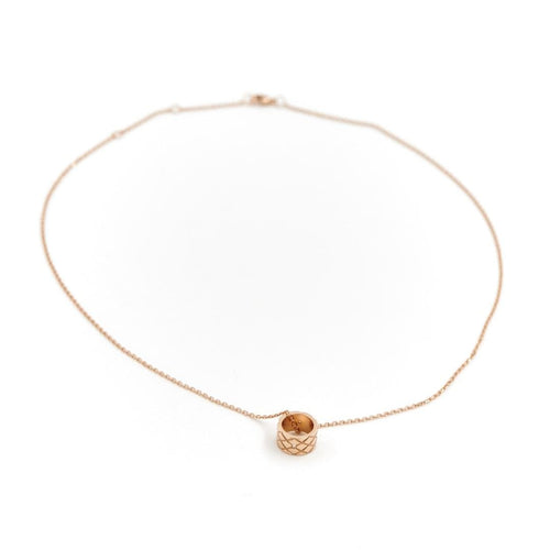 Collier Collier Or rose Diamant 58 Facettes 1680614CN