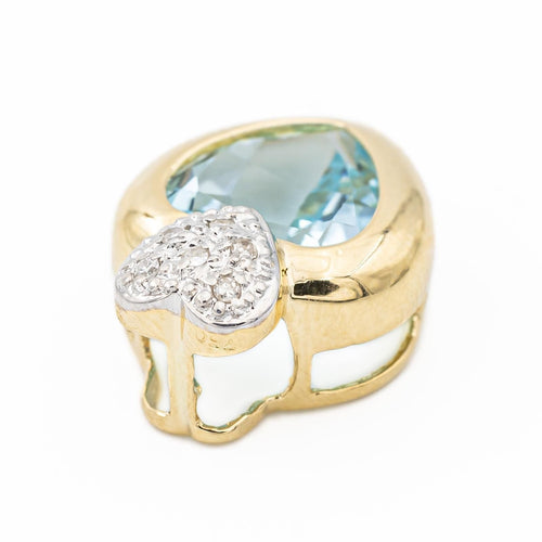 Pendentif Pendentif Or jaune Topaze 58 Facettes 2217802CN