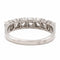 Bague 52.5 Bague Demi alliance or blanc Diamant 58 Facettes 2432013CN