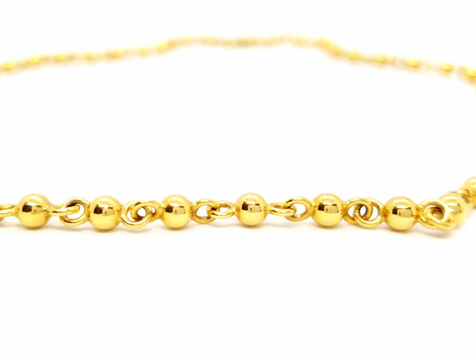 Collier Collier Boules Or jaune 58 Facettes 870904CD