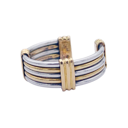 Bague 50 Bague Cartier or jaune et acier. 58 Facettes 32903