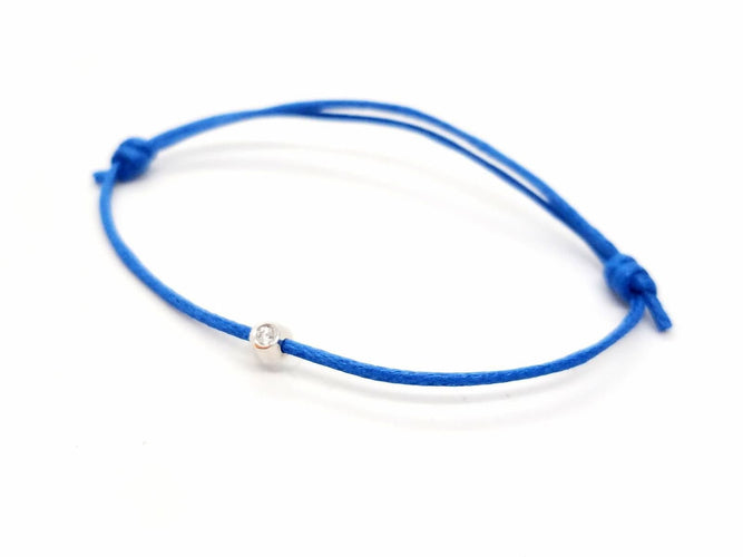 Bracelet Bracelet Cordon Or blanc Diamant 58 Facettes 578846RV