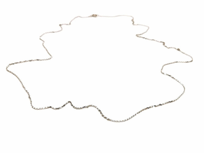 Collier Collier Maille forçat Or blanc 58 Facettes 1181568RV