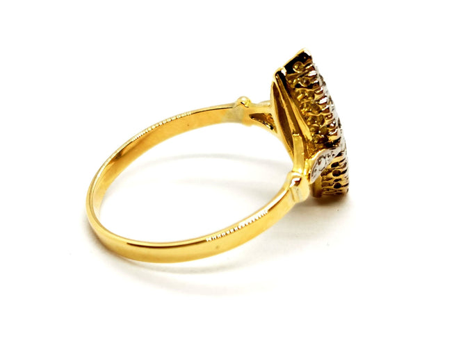 Bague 55 Bague Marquise Or jaune Diamant 58 Facettes 1336508CN