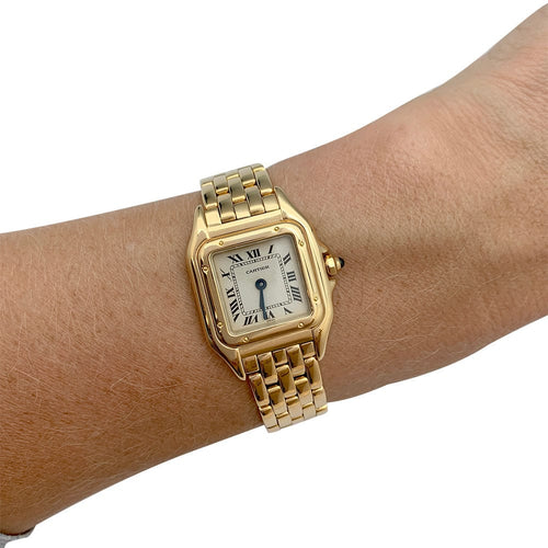 Montre Montre Cartier, "Panthère", or jaune. 58 Facettes 33138