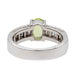 Bague 46 Bague Or blanc Péridot 58 Facettes 2675134CN