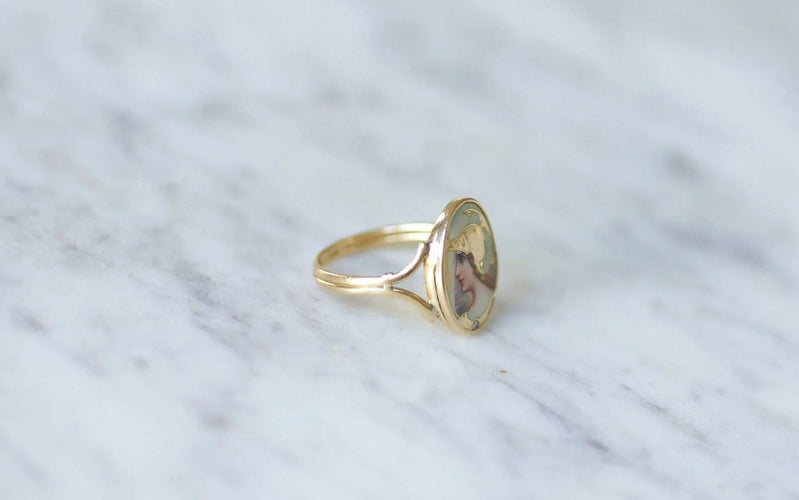 Bague Bague Athéna émail 58 Facettes