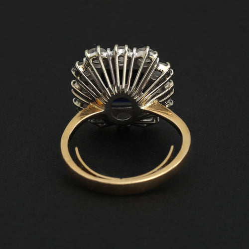 Bague Bague Marguerite or jaune, saphir et diamants "Ma Star" 58 Facettes 1814