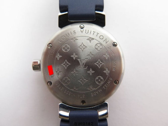 Montre montre LOUIS VUITTON tambour lovely cup q12m4 quartz 28 mm diamants 58 Facettes 224003