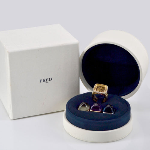 Bague 54 Bague Fred Pain de sucre or jaune diamants 58 Facettes 21-861