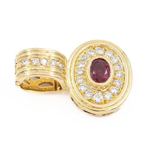 Pendentif Pendentif Or jaune Rubis 58 Facettes 2057908CN