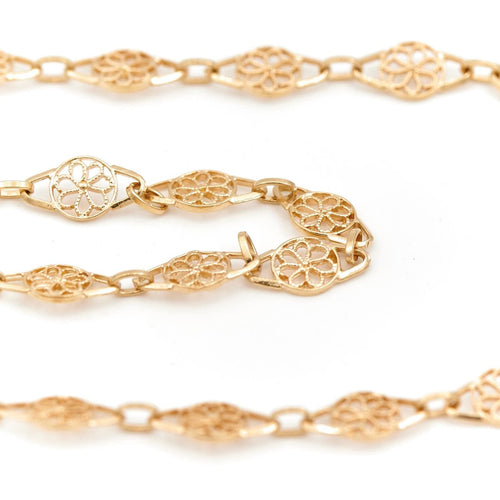 Collier Collier Maille filigrane Or jaune 58 Facettes 1696342CN