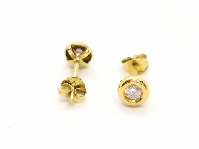 Boucles d'oreilles Boucles d'oreilles Or jaune Diamant 58 Facettes 579267RV