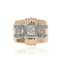 Bague 54 Bague tank ancienne diamants 58 Facettes 21-308