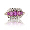 Bague 59 Bague ancienne rubis diamants 58 Facettes 21-801