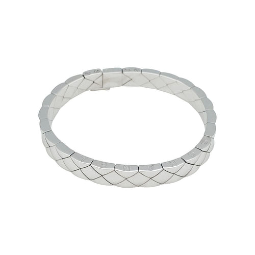 Bracelet Bracelet Chanel, "Matelassé", or blanc. 58 Facettes 31478