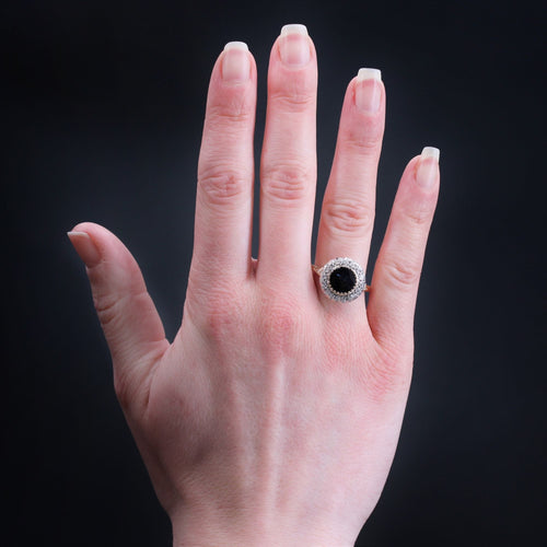 Bague 60 Bague ancienne saphir et diamants ronde 58 Facettes 22-506