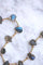 Collier Collier vintage pampilles labradorites, or et perles 58 Facettes