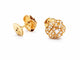 Boucles d'oreilles Boucles d'oreilles Fleur Or rose Diamant 58 Facettes 578707RV