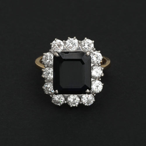 Bague Bague Marguerite or jaune, saphir et diamants "Ma Star" 58 Facettes 1814