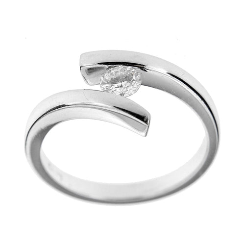 Bague 52 Bague solitaire diamant 0,25 ct 58 Facettes 13424