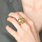 Bague 50 / Or Jaune / Diamants BAGUE "DOME" OR & DIAMANTS 58 Facettes BO/220074