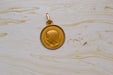 Pendentif Médaille Vierge Marie à décor lisse 58 Facettes Ref2370