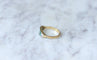 Bague Bague jarretière diamants et émeraudes 58 Facettes