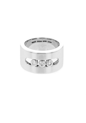Bague 52 Bague MESSIKA Move Joaillerie MM en Or Blanc 750/1000 58 Facettes 61183-56990