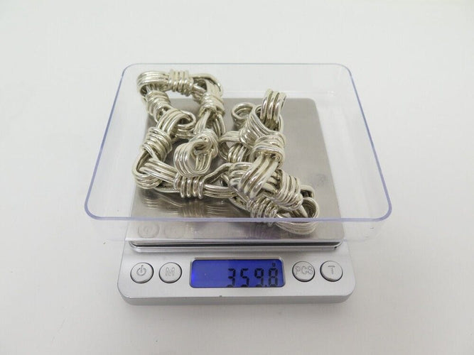 Collier vintage collier JEAN PAUL GAULTIER noeud marin argent 58 Facettes 256053