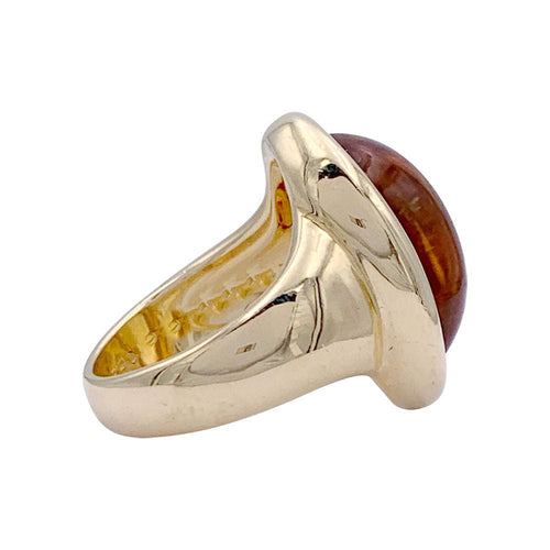 Bague 51 Bague Cartier, "Baignoire", or jaune, citrine. 58 Facettes 32936