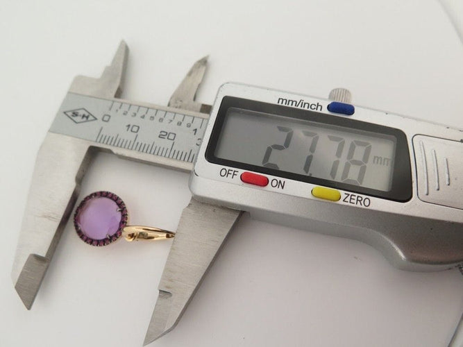 Boucles d'oreilles boucles d'oreilles POMELLATO colpo di fulmine amethyste or rose 18k 58 Facettes 255697