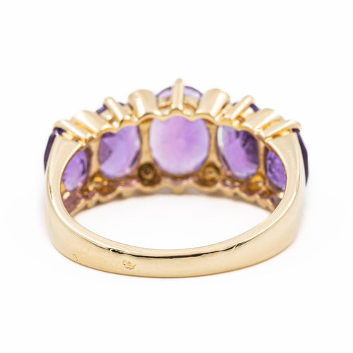 Bague 53 Bague Or jaune Améthyste 58 Facettes 2112643CN