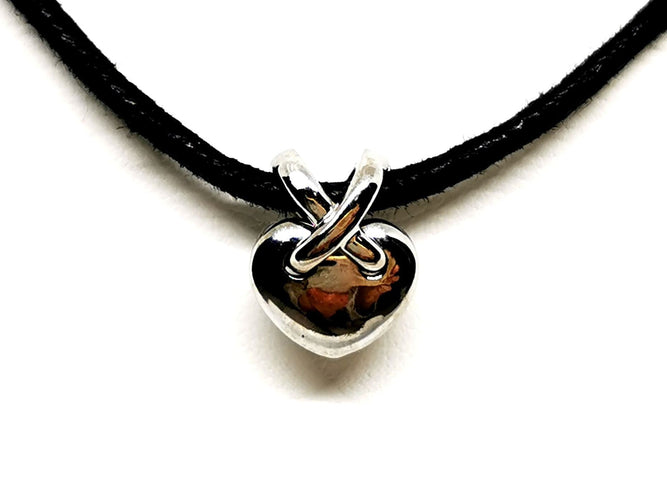 Pendentif Chaumet Pendentif Coeur Jeux de liens Or blanc 58 Facettes 1345922CN