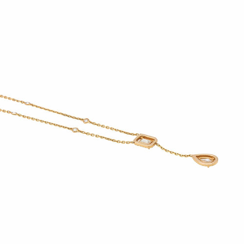 Collier Messika Collier My twin Or rose Diamant 58 Facettes 2801604CN