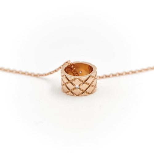 Collier Collier Or rose Diamant 58 Facettes 1680614CN
